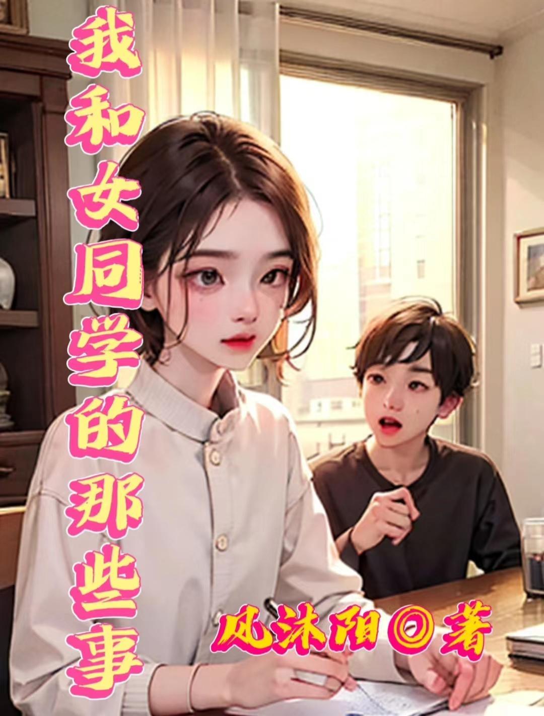 我和女同学在学校里
